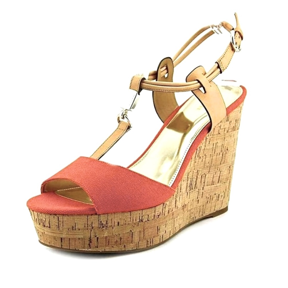 Coach Women's Linden Platform Sandal Papaya